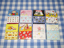 Load image into Gallery viewer, Japan Sanrio Hello Kitty / My Melody / Minna no Tabo / Bad Badtz Maru / Gudetama / Pochacco / Kuromi / Goropikadon Memo and Sticker Set
