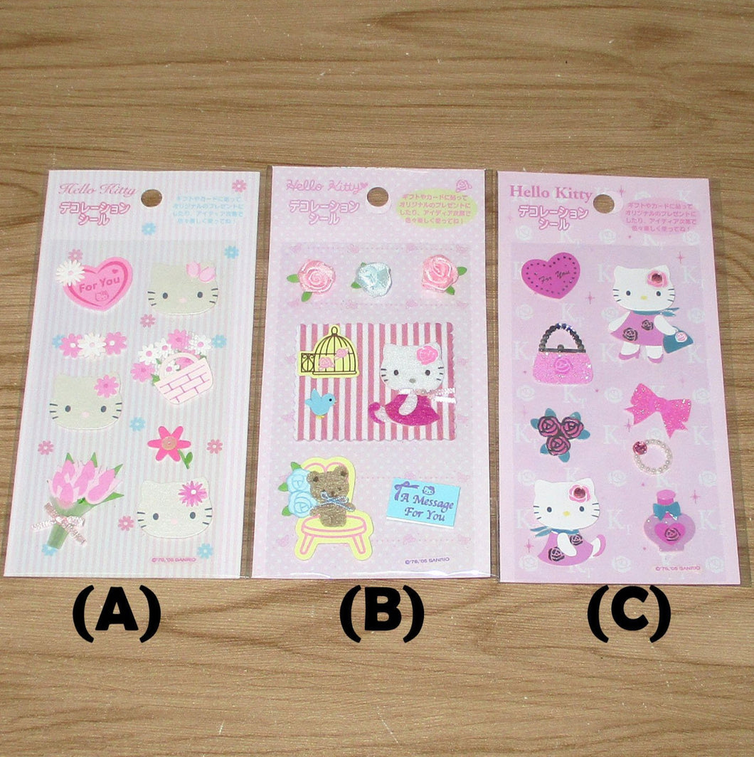 Japan Sanrio Hello Kitty Paper Handicraft Style Sticker