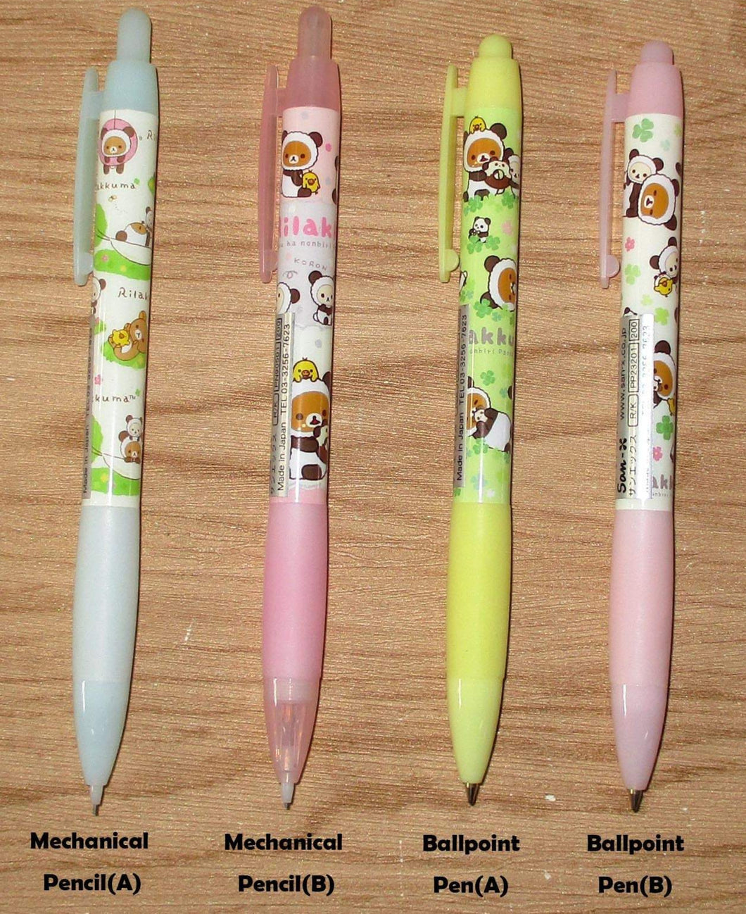 Japan San-X Rilakkuma Mechanical Pencil / Ballpoint Pen (Panda)