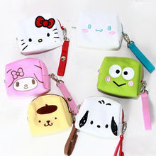 Lade das Bild in den Galerie-Viewer, Japan Sanrio Hello Kitty / My Melody / Keroppi / Cinnamoroll / Pompompurin / Pochacco Coin Case / Coin Purse (Face)
