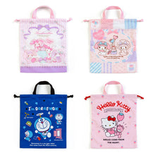 Lade das Bild in den Galerie-Viewer, Japan Sanrio My Melody Doreamon Hello Kitty Bonbonribbon Drawstring Bag / Container Bag (L)
