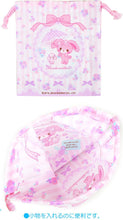 Load image into Gallery viewer, Japan Sanrio Hummingmint / My Melody / Hello Kitty / Bonbonribbon Drawstring Bag / Cotton Gift Bag (S)
