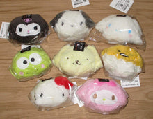 Load image into Gallery viewer, Japan Sanrio Kuromi / Pochacco / Cinnamoroll / Pompompurin / Gudetama / Hello Kitty / My Melody / Keroppi Plush Doll Keychain Mascot Charm (Face)
