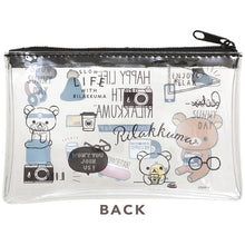 Charger l&#39;image dans la galerie, Japan San-X Rilakkuma / Sumikko Gurashi PVC Clear Coin Case Coin Purse
