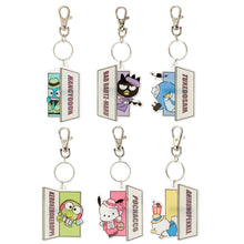 Load image into Gallery viewer, Japan Sanrio Hangyodon / Bad Badtz Maru / Tuxedo Sam / Keroppi / Pochacco / Pekkle Acrylic Keychain (Happy Day)
