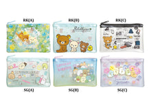 Charger l&#39;image dans la galerie, Japan San-X Rilakkuma / Sumikko Gurashi PVC Clear Coin Case Coin Purse
