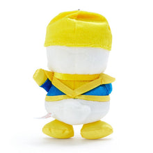 Load image into Gallery viewer, Japan Sanrio Bad Badtz Maru XO / Hangyodon / Keroppi / Pochacco / Pekkle / Tuxedo Sam Plush Doll Keychain Mascot Charm Soft Toy (Hero)
