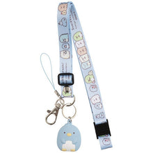 Lade das Bild in den Galerie-Viewer, Japan San-X Sumikko Gurashi Neck Mascot Lanyard Keychain Key Holder
