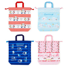 Load image into Gallery viewer, Japan Sanrio Little Twin Stars / My Melody / Hello Kitty / Cinnamoroll / Doreamon Drawstring Bag / Cotton Bag (L)
