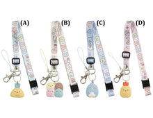 Load image into Gallery viewer, Japan San-X Sumikko Gurashi Neck Mascot Lanyard Keychain Key Holder
