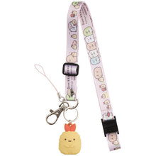 Lade das Bild in den Galerie-Viewer, Japan San-X Sumikko Gurashi Neck Mascot Lanyard Keychain Key Holder
