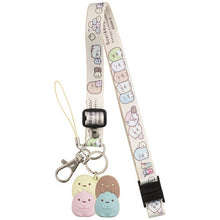 Lade das Bild in den Galerie-Viewer, Japan San-X Sumikko Gurashi Neck Mascot Lanyard Keychain Key Holder
