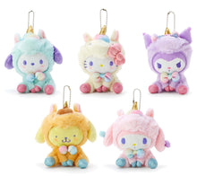 Lade das Bild in den Galerie-Viewer, Japan Sanrio Hello Kitty / My Melody / Pompompurin / Kuromi / Pochacco Plush Doll Keychain Mascot Charm Soft Toy - Unicorn
