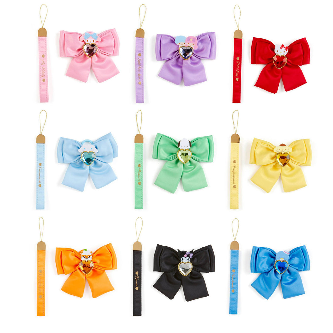 Japan Sanrio Hello Kitty / My Melody / Twin Stars / Pompompurin / Cinnamoroll / Kuromi / Pochacco Strap & Ribbon Ponytail Holder Hair Tie
