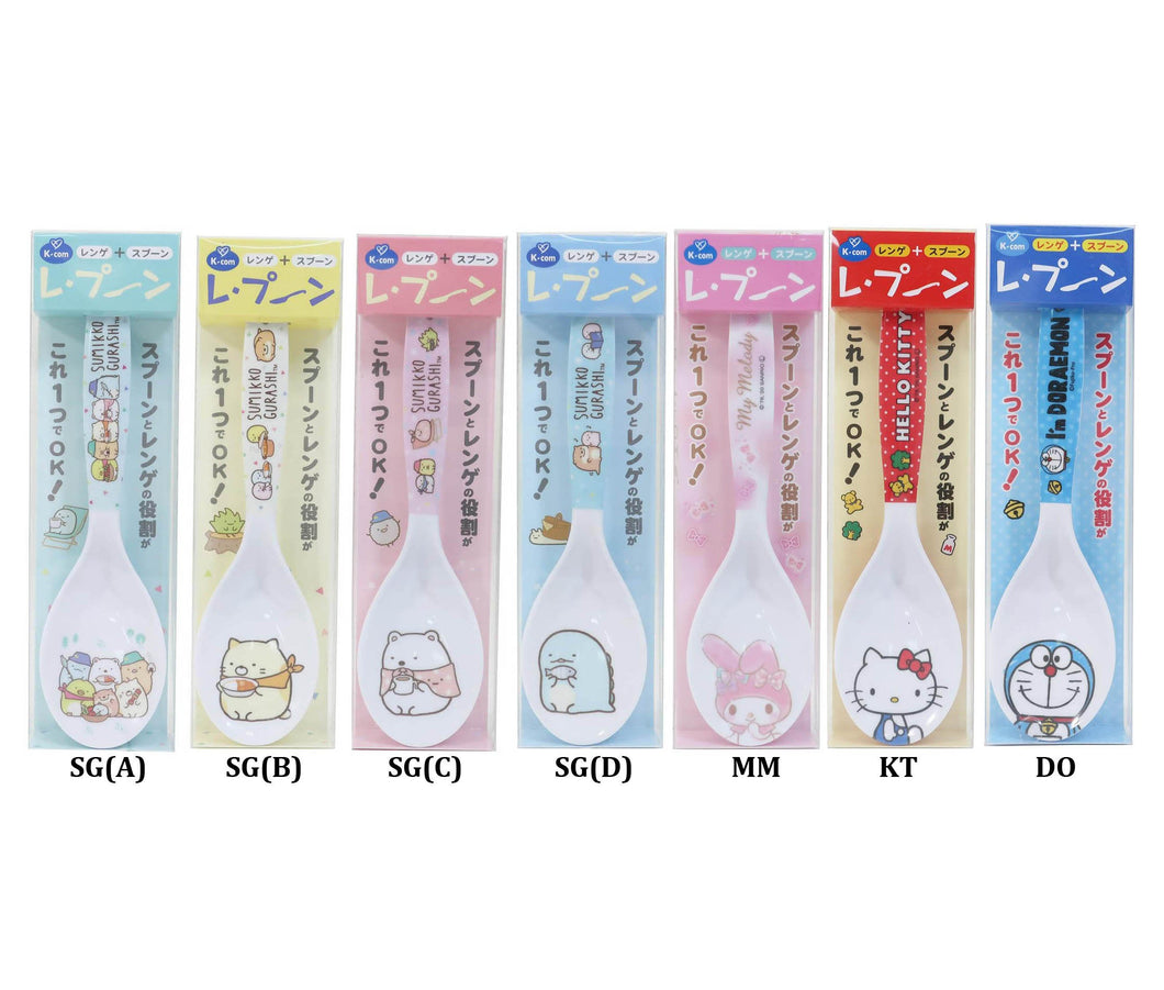 Japan Sumikko Gurashi / Hello Kitty / My Melody / Doraemon Plastic Spoon