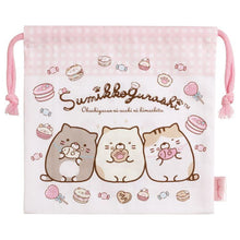 Afbeelding in Gallery-weergave laden, Japan San-X Sumikko Gurashi Drawstring Bag (Dessert Shop)
