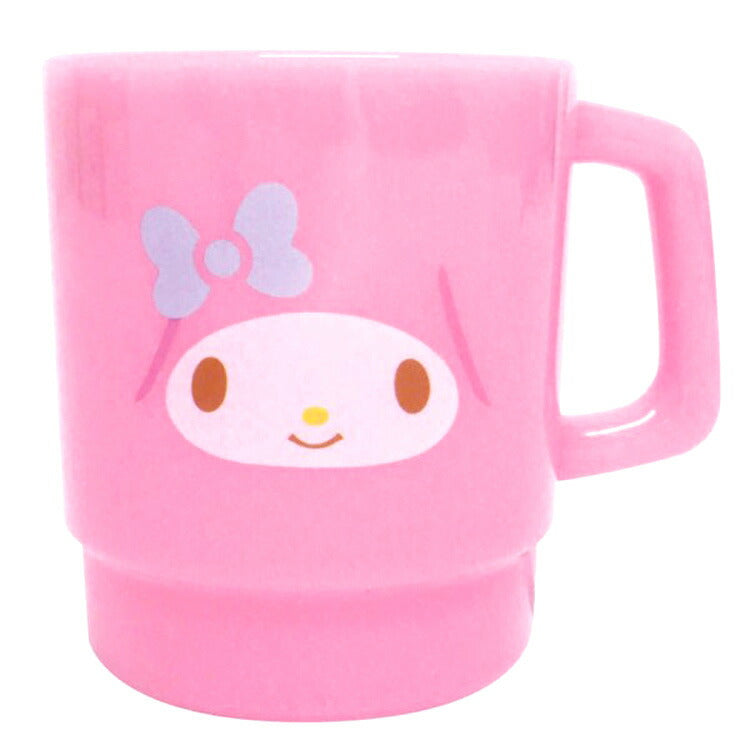 Japan Sanrio Kuromi / My Melody / Hangyodon Plastic Mug