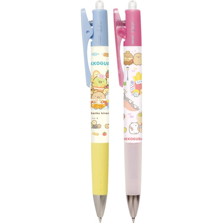 Japan San-X Sumikko Gurashi OPT Ballpoint Pen Set of 2 (Food Kingdom)