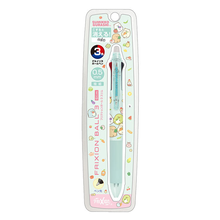 Japan San-X x Pilot Sumikko Gurashi / Rilakkuma Frixion Erasable 3 Color Ballpoint Pen