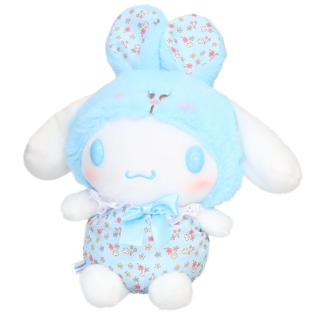 Japan Sanrio Pompompurin / Cinnamoroll / My Melody / Kuromi Plush Doll Soft Toy (Flower Bunny)