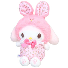 Load image into Gallery viewer, Japan Sanrio Pompompurin / Cinnamoroll / My Melody / Kuromi / Hello Kitty / Sweet Piano / Pochacco Plush Doll Soft Toy (Flower Bunny) S
