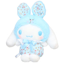 Load image into Gallery viewer, Japan Sanrio Pompompurin / Cinnamoroll / My Melody / Kuromi / Hello Kitty / Sweet Piano / Pochacco Plush Doll Soft Toy (Flower Bunny) S
