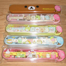 Carica l&#39;immagine nel visualizzatore di Gallery, Japan San-X Sumikko Gurashi / Rilakkuma Spoon Chopsticks and Case
