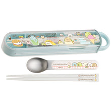 Load image into Gallery viewer, Japan San-X Sumikko Gurashi / Rilakkuma Spoon Chopsticks and Case

