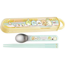 Load image into Gallery viewer, Japan San-X Sumikko Gurashi / Rilakkuma Spoon Chopsticks and Case
