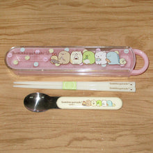 Load image into Gallery viewer, Japan San-X Sumikko Gurashi / Rilakkuma Spoon Chopsticks and Case
