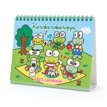 Load image into Gallery viewer, Japan Sanrio Characters Mix / Pochacoo / My Melody / Kuromi / Little Twin Stars / Hello Kitty / Keroppi / Gudetama / Tuxedo Sam / Pompompurin / Cinnamoroll 2023 Desk Calendar
