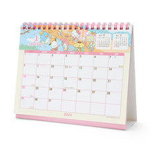 Load image into Gallery viewer, Japan Sanrio Characters Mix / Pochacoo / My Melody / Kuromi / Little Twin Stars / Hello Kitty / Keroppi / Gudetama / Tuxedo Sam / Pompompurin / Cinnamoroll 2023 Desk Calendar
