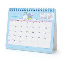 Load image into Gallery viewer, Japan Sanrio Characters Mix / Pochacoo / My Melody / Kuromi / Little Twin Stars / Hello Kitty / Keroppi / Gudetama / Tuxedo Sam / Pompompurin / Cinnamoroll 2023 Desk Calendar
