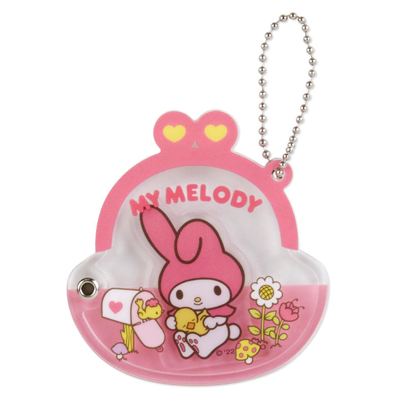 Japan Sanrio Hello Kitty / My Melody / Little Twin Stars / Pompompurin / Cinnamoroll / Kuromi / Tuxedo Sam / Hangyodon Acrylic Keychain (Coin Purse Style)