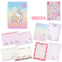 Lade das Bild in den Galerie-Viewer, Japan Sanrio Characters Mix / My Melody / Hello Kitty / Little Twin Stars / Cinnamoroll / Kuromi Memo &amp; Sticker (8 Designs)

