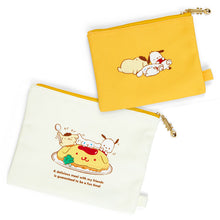 Load image into Gallery viewer, Japan Sanrio Pompompurin / Cinnamoroll / Pochacco Flat Pouch Set (Food)
