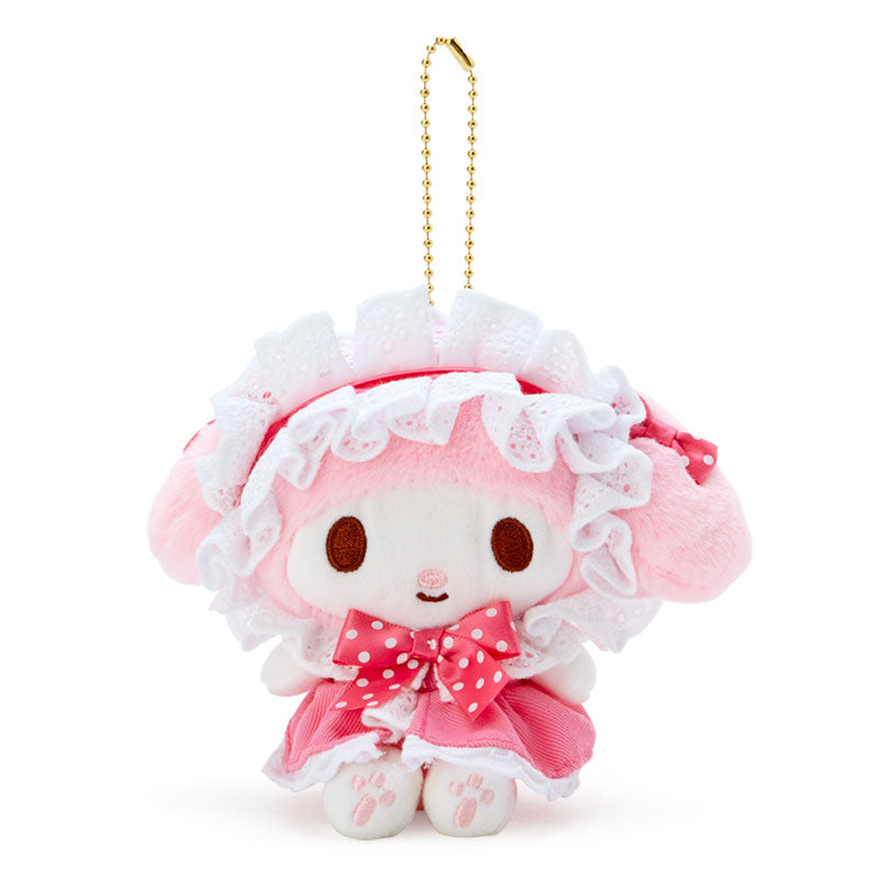 Japan Sanrio Kuromi / My Melody / My Sweet Piano Plush Doll Keychain (Lolita Dress)