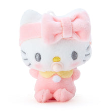 Load image into Gallery viewer, Japan Sanrio Hello Kitty / My Melody / Pompompurin / Cinnamoroll / Pochacco / Tuxedo Sam / Kuromi / Hangyodon Plush Doll Keychain (Milk Bottle)
