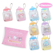 Carregar imagem no visualizador da galeria, Japan Sanrio Hello Kitty / My Melody / Cinnamoroll / Pochacco / Pompompurin / Kuromi / Tuxedo Sam / Hangyodon Acrylic Keychain (Milk Bottle)
