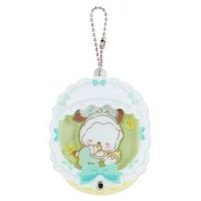 Load image into Gallery viewer, Japan Sanrio Hello Kitty / My Melody / Cinnamoroll / Pochacco / Pompompurin / Kuromi / Tuxedo Sam / Hangyodon Acrylic Keychain (Cradle)
