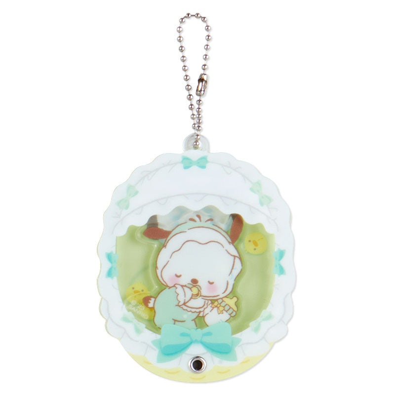 Japan Sanrio Hello Kitty / My Melody / Cinnamoroll / Pochacco / Pompompurin / Kuromi / Tuxedo Sam / Hangyodon Acrylic Keychain (Cradle)