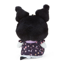 Lade das Bild in den Galerie-Viewer, Japan Sanrio Kuromi / My Melody Plush Doll Keychain (Flower Dress)
