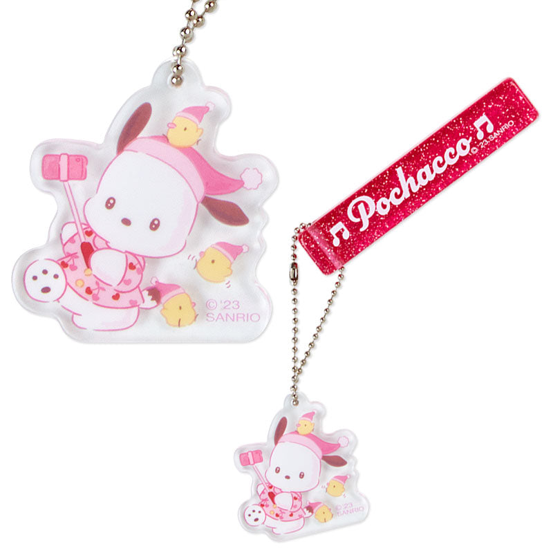 Japan Sanrio Hello Kitty / My Melody / Cinnamoroll / Pochacco / Pompompurin / Kuromi / Tuxedo Sam / Hangyodon Acrylic Keychain (Hocance)
