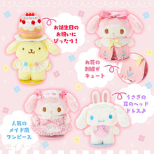 Lade das Bild in den Galerie-Viewer, Japan Sanrio My Melody / Cinnamoroll / Pompompurin / Kuromi / Pochacco Plush Doll Accessories - Clothes (Pitatto) M
