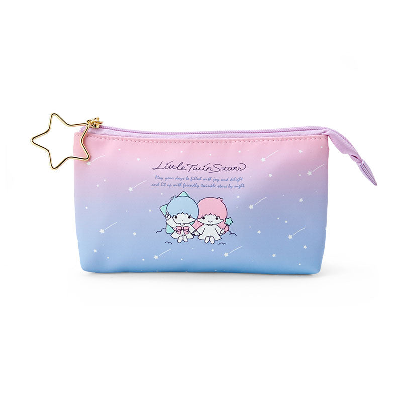 Japan Sanrio Slim Pen Case - Little Twin Stars / Lovely Floral