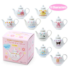 Load image into Gallery viewer, Japan Sanrio Hello Kitty / Little TwinStars / Pompompurin / Cinnamoroll / Pochacco / My Melody / Kuromi / Tuxedo Sam / Marron Cream Mini Ceramic Decoration (Tea Pot)
