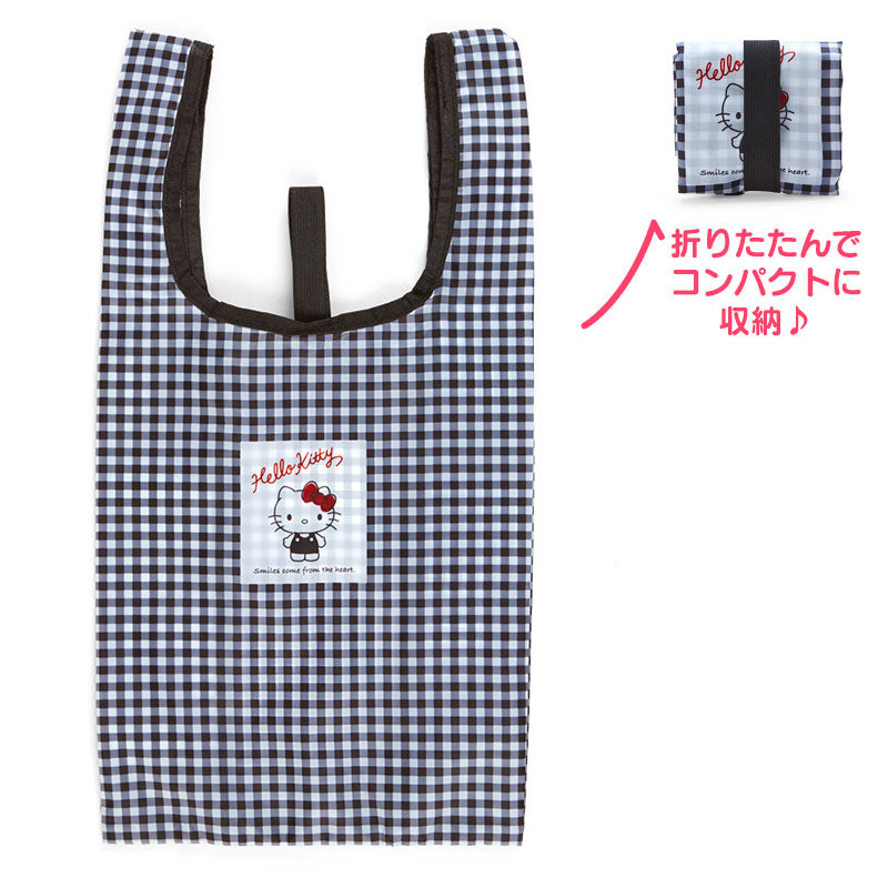 Japan Sanrio Eco Shopping Tote Bag (Checked)