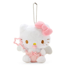 Lade das Bild in den Galerie-Viewer, Japan Sanrio Tuxedo Sam / Pochacco / Kuromi / Pompompurin / My Melody / Hangyodon / Cinnamoroll / Hello Kitty Plush Doll Keychain (Baby Angel)
