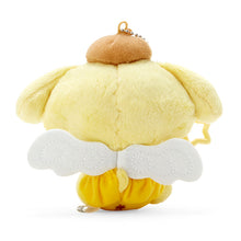 Load image into Gallery viewer, Japan Sanrio Tuxedo Sam / Pochacco / Kuromi / Pompompurin / My Melody / Hangyodon / Cinnamoroll / Hello Kitty Plush Doll Keychain (Baby Angel)
