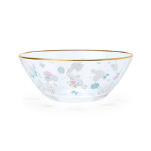 Afbeelding in Gallery-weergave laden, Japan Sanrio Cinnamoroll / Kuromi / My Melody / Tuxedo Sam Gold Rim Glass Bowl
